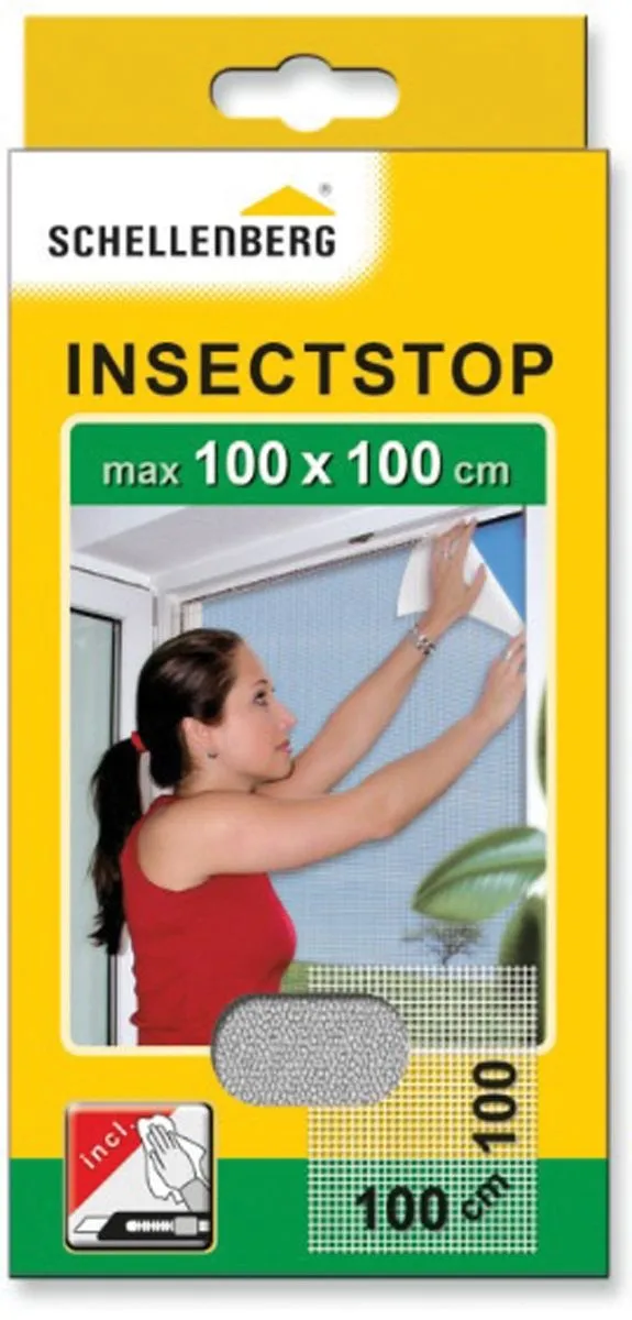 SCHELLENBERG ZAŠČITNA MREŽA PROTI INSEKTOM ZA OKNO 100X100 CM BELA