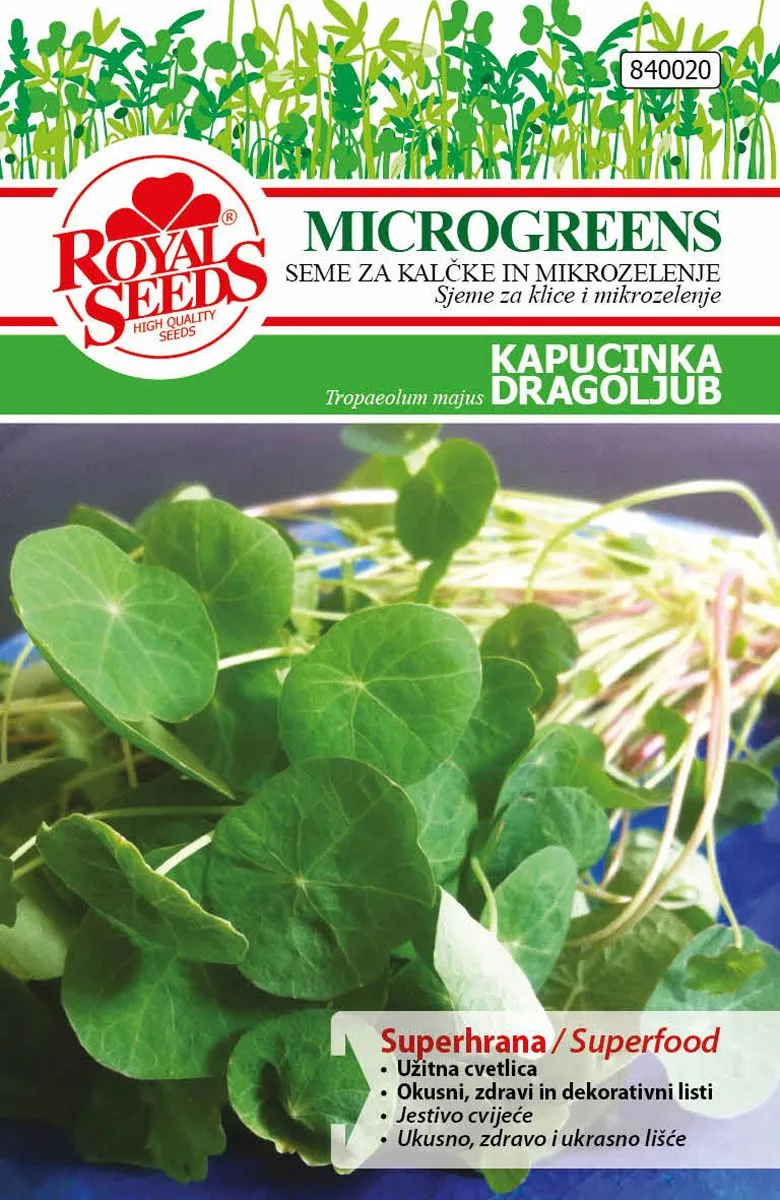 SEME VRTNINE ROYAL SEEDS KAPUCINKA