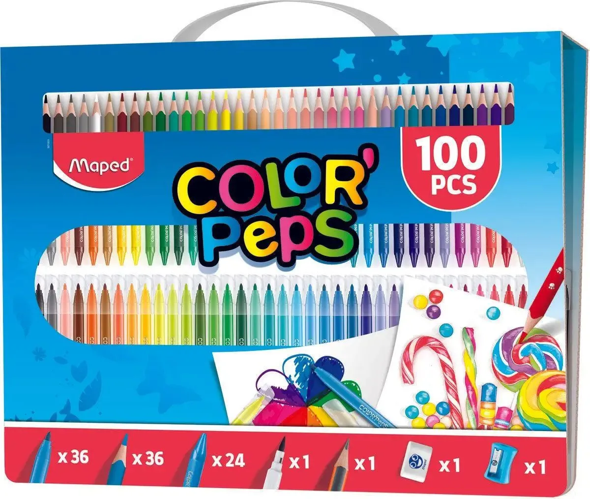SET ZA BARVANJE MAPED MAPED 100/1