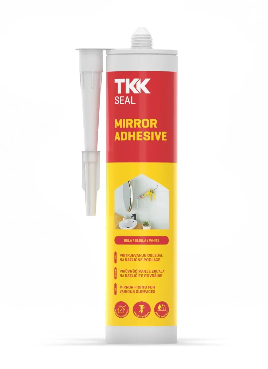 SILIKONSKA LEPILNO-TESNILNA MASA 300 ML BELA.