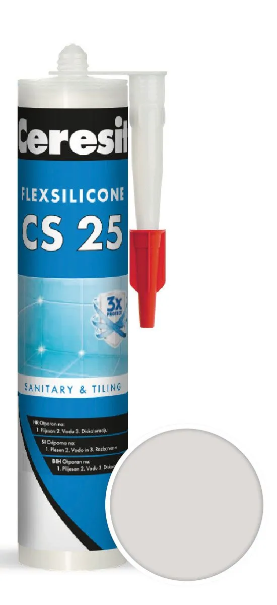 SILIKONSKA TESNILNA MASA HENKEL ACB CERESIT CS 25 CARRARA 280 ML