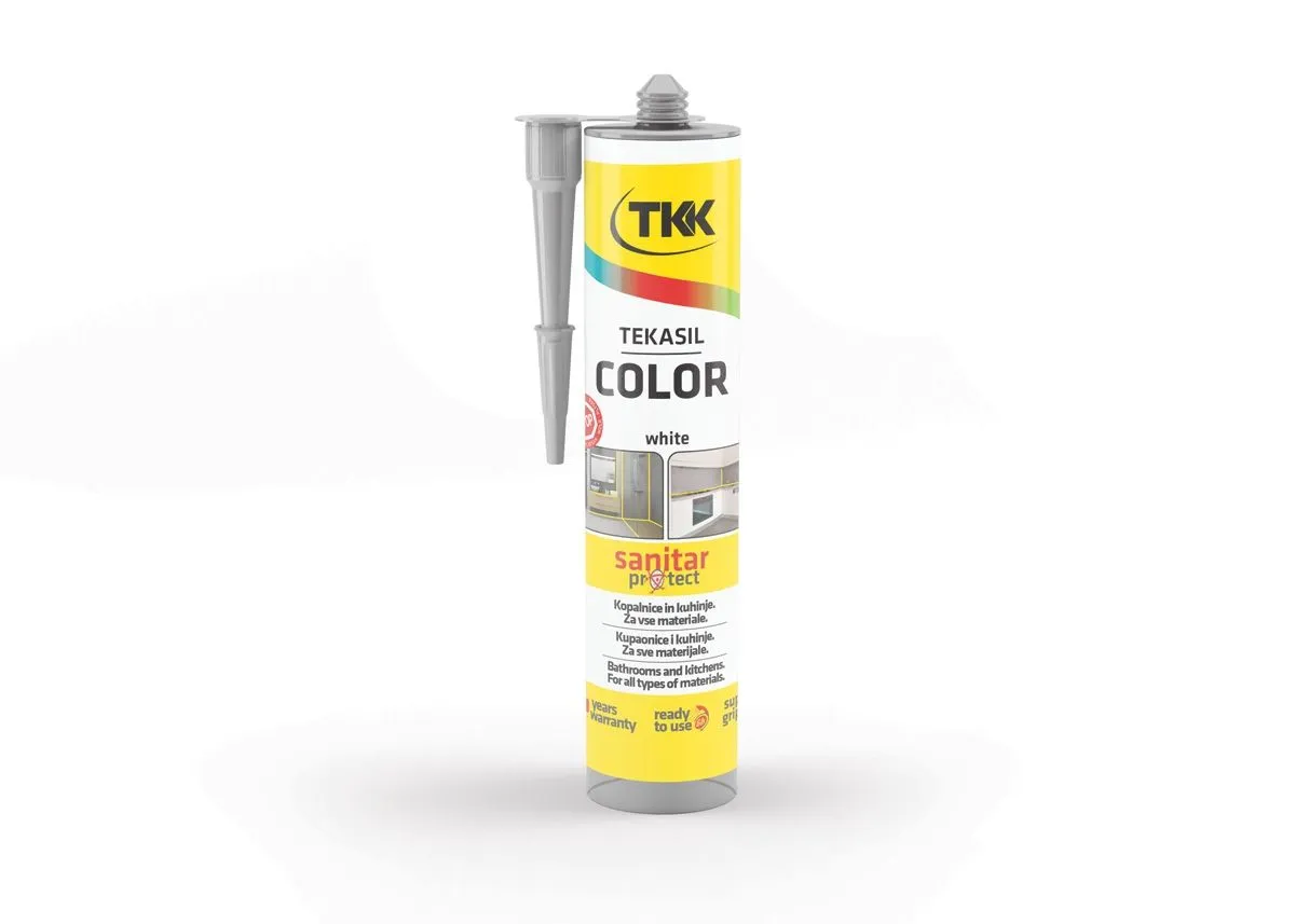 SILIKONSKA TESNILNA MASA TEKASIL COLOR BEL 300 ML