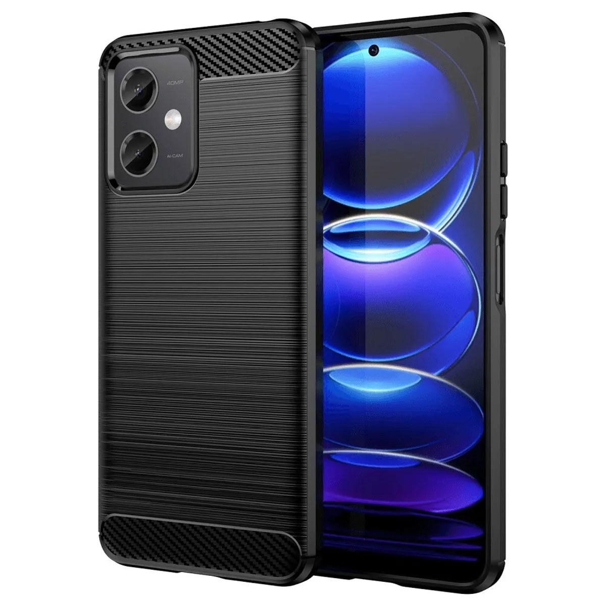 SILIKONSKI OVITEK ZA HONOR 400 - MAT CARBON ČRN