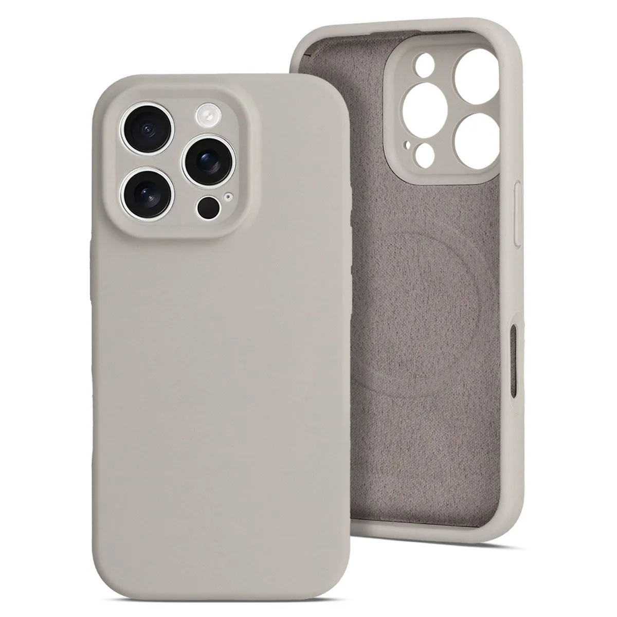 SILIKONSKI OVITEK ZA IPHONE 16 PRO MAX Z MAGSAFE MAT LIQUID - SIV