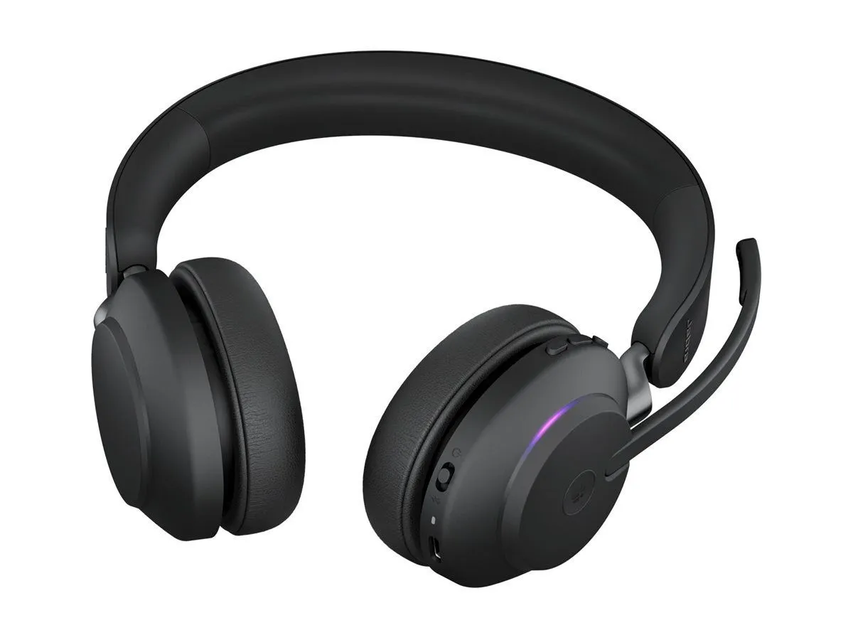 SLUŠALKE JABRA EVOLVE2 65 MS BT/WIRELESS/USB-C/ČRNA