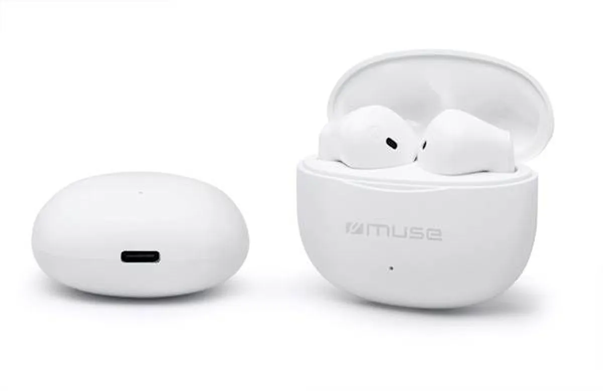 SLUŠALKE MUSE BT M-270 TWS BELE
