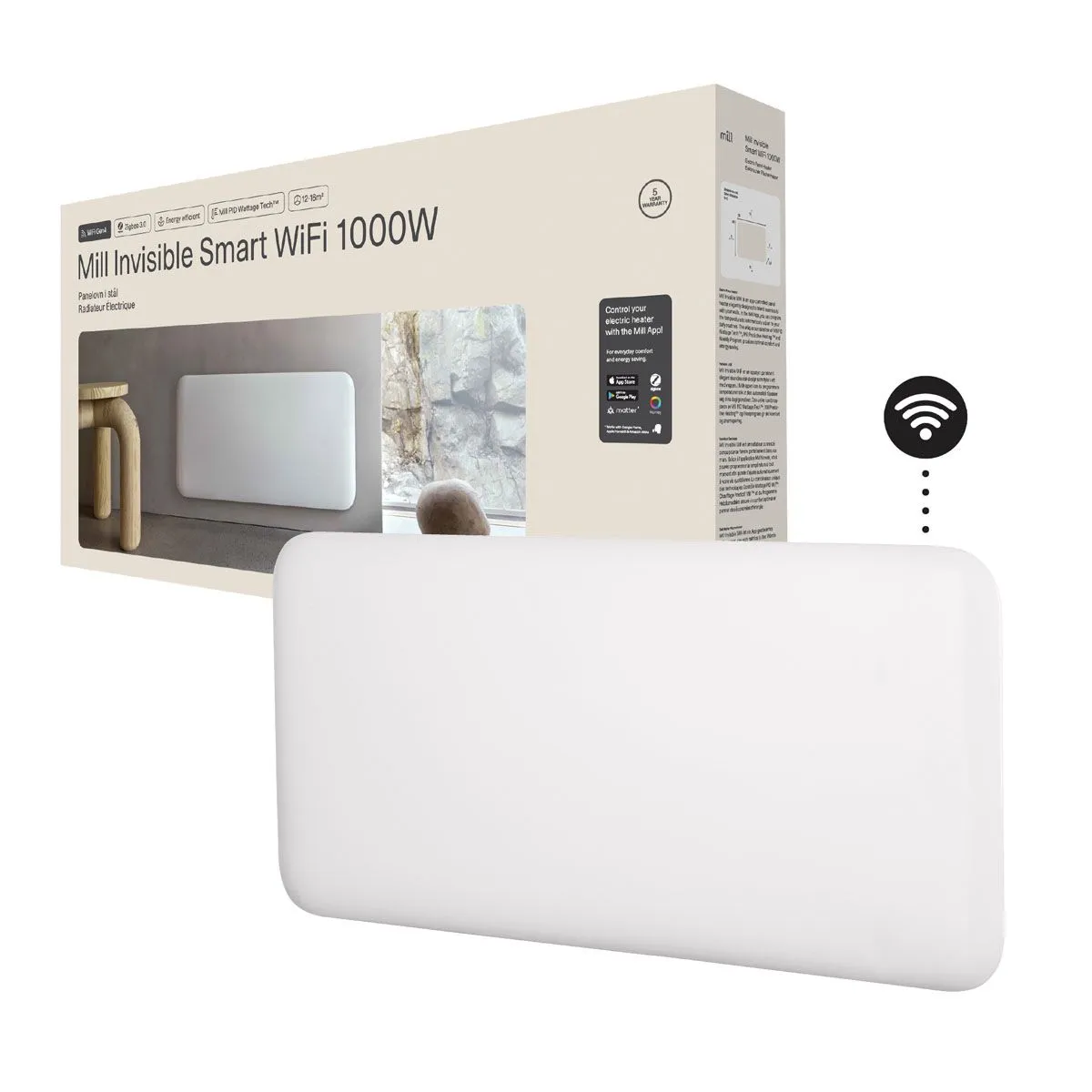 STENSKI GRELNIK MILL WI-FI PA1000WIFI4