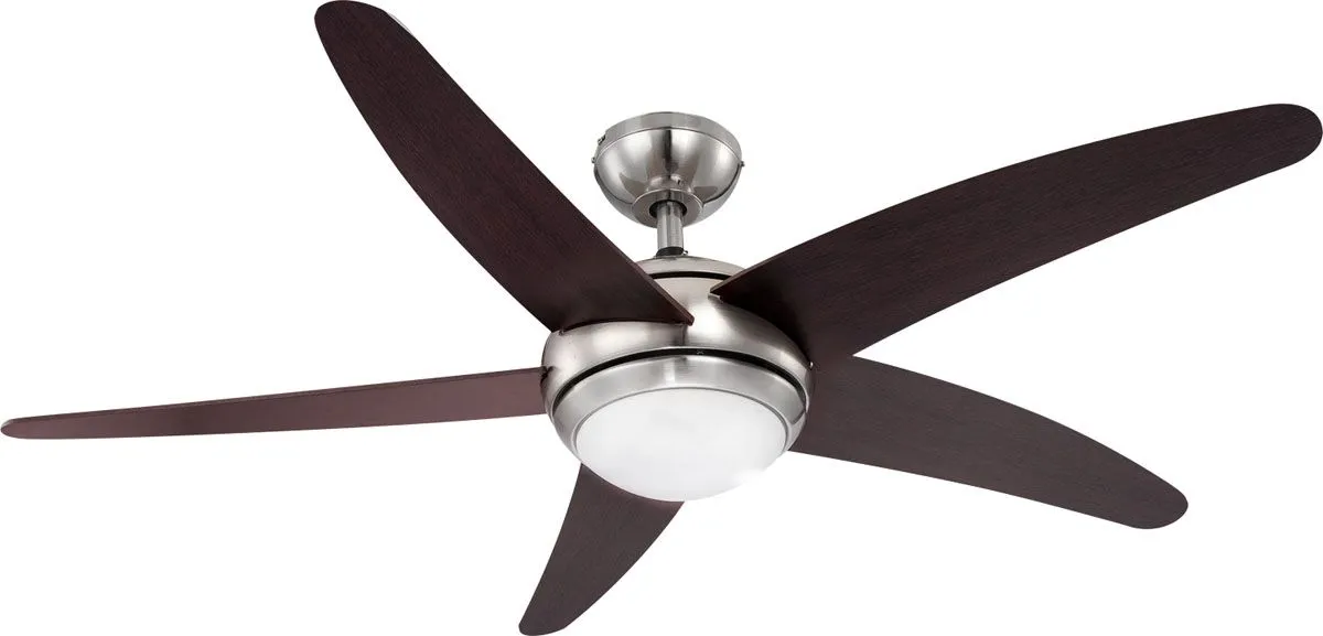 STROPNI VENTILATOR GLOBO FABIOLA 132CM E14 ČRN