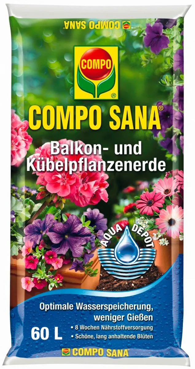SUBSTRAT ZA PRIDELAVO COMPO ZEMLJA BALKON 60 L