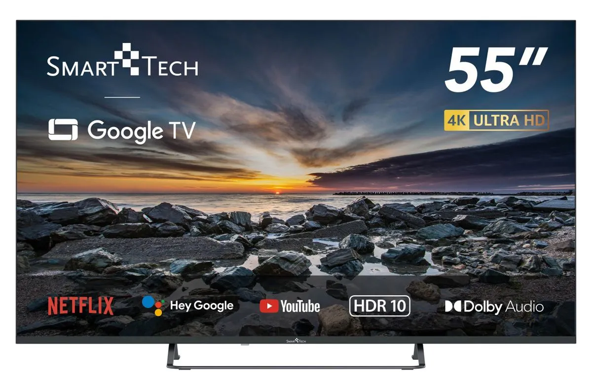 TELEVIZOR SMARTTECH 55" UHD 4K GOOGLE TV