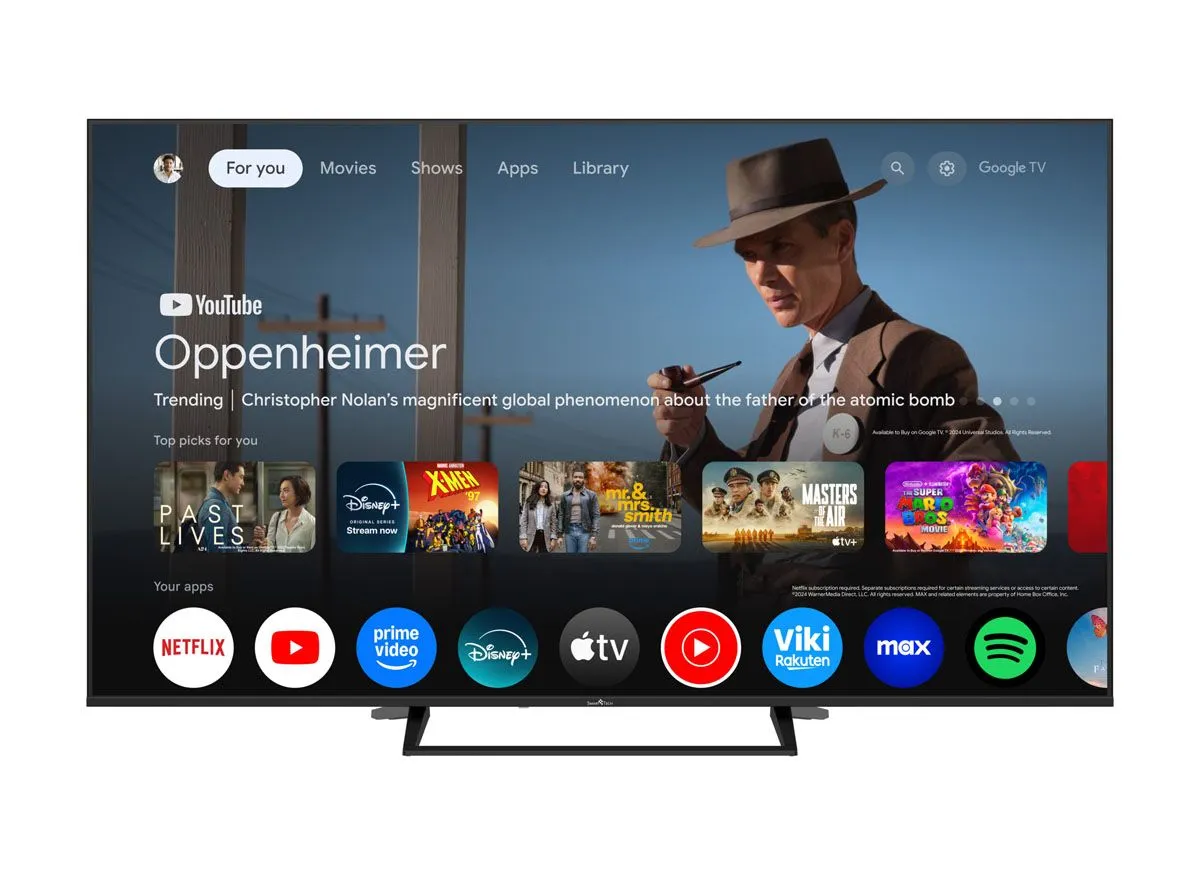 TELEVIZOR SMARTTECH 65' QLED 4K GOOGLE TV 5.0 65QG06K