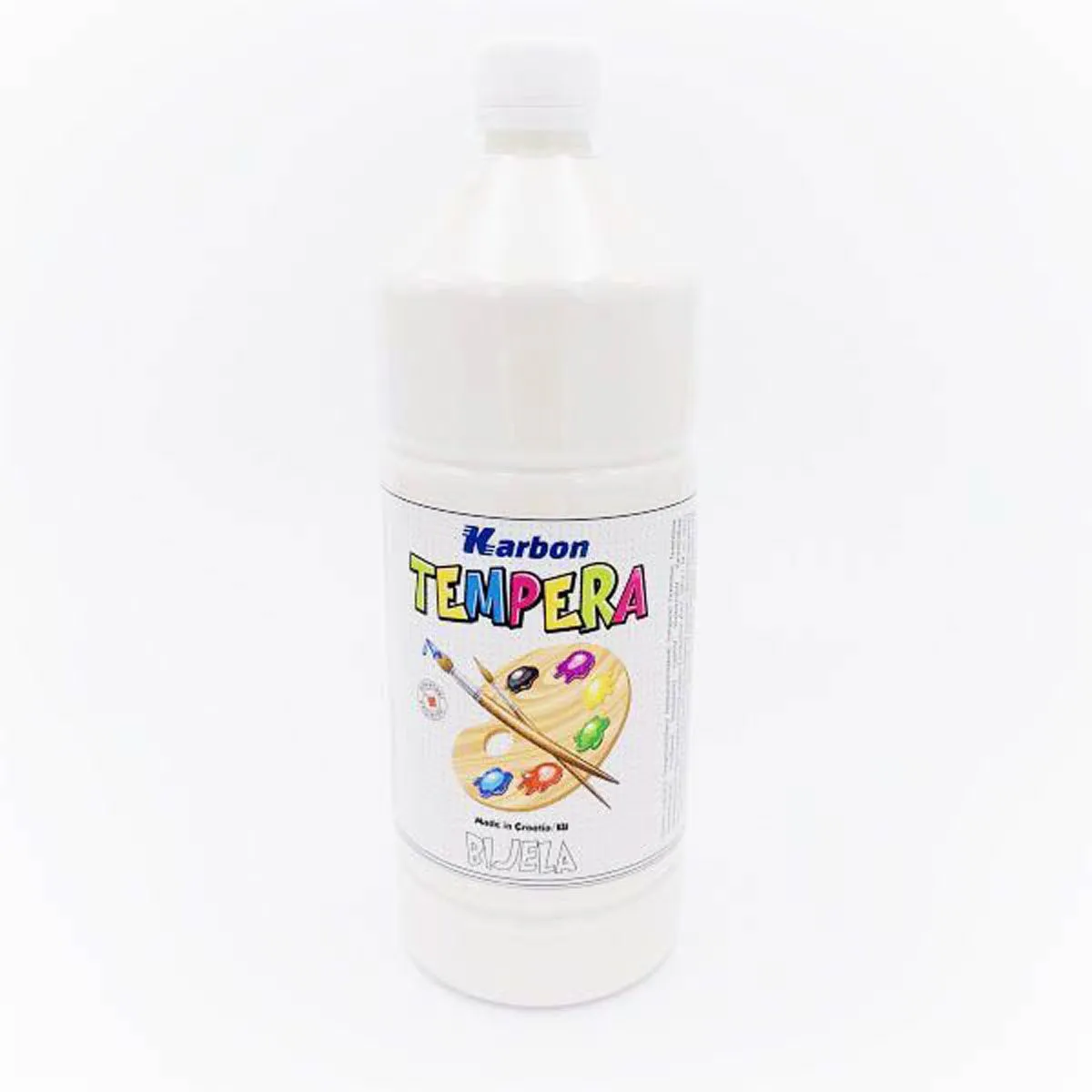 TEMPERA BARVA KARBON BELA 1L
