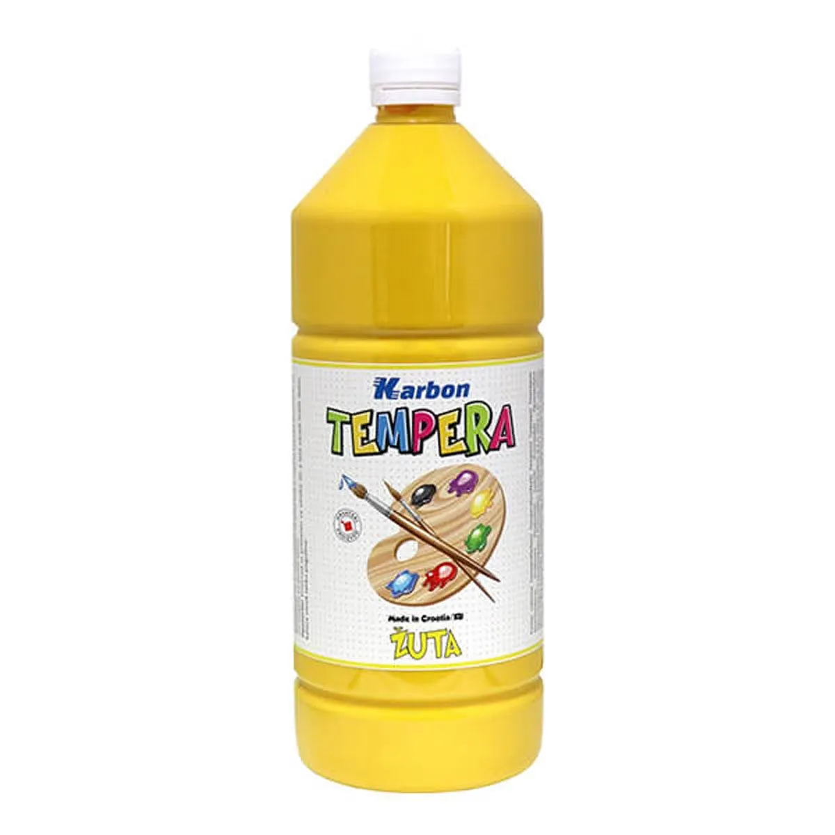 TEMPERA BARVA KARBON RUMENA 1L