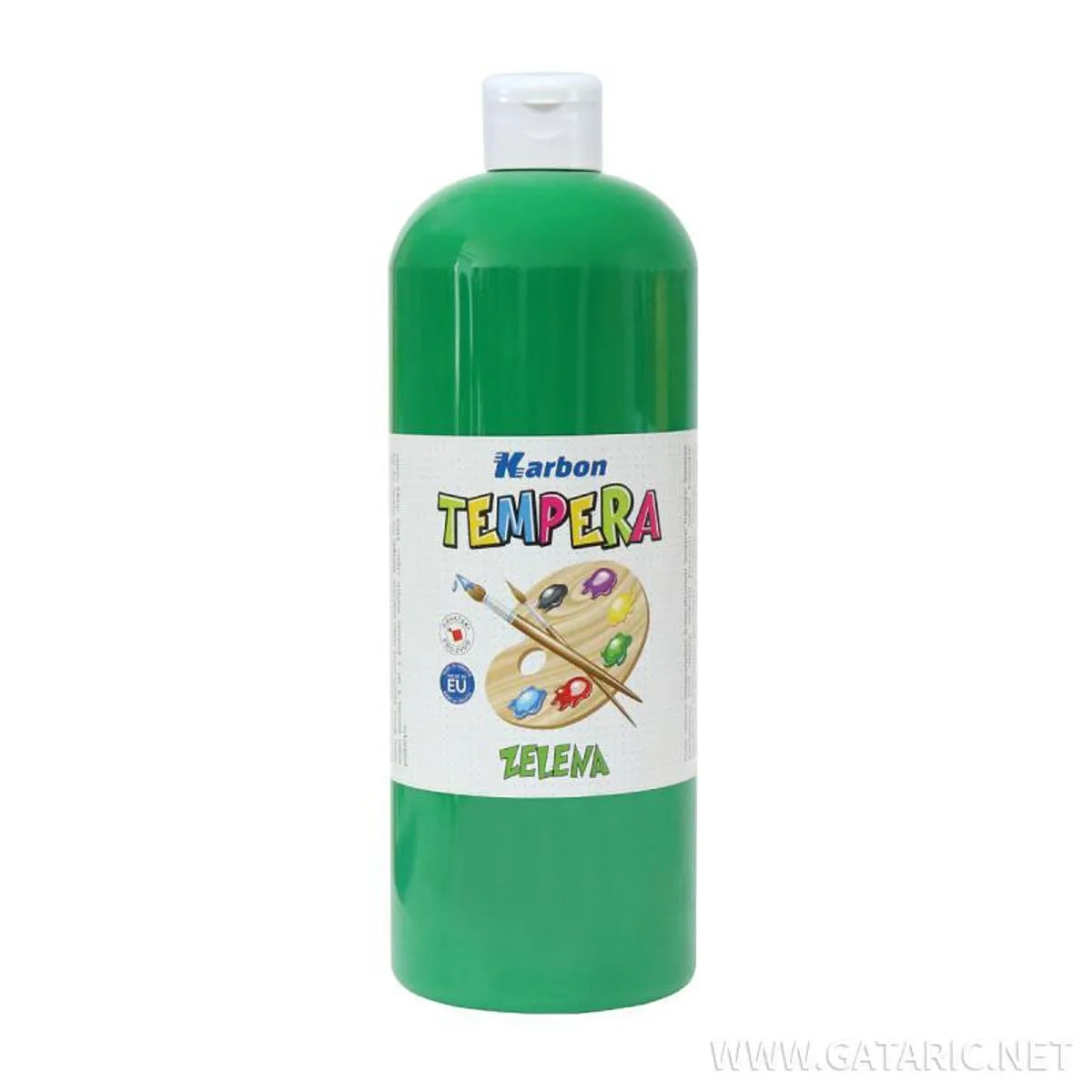 TEMPERA BARVA KARBON ZELENA 1L