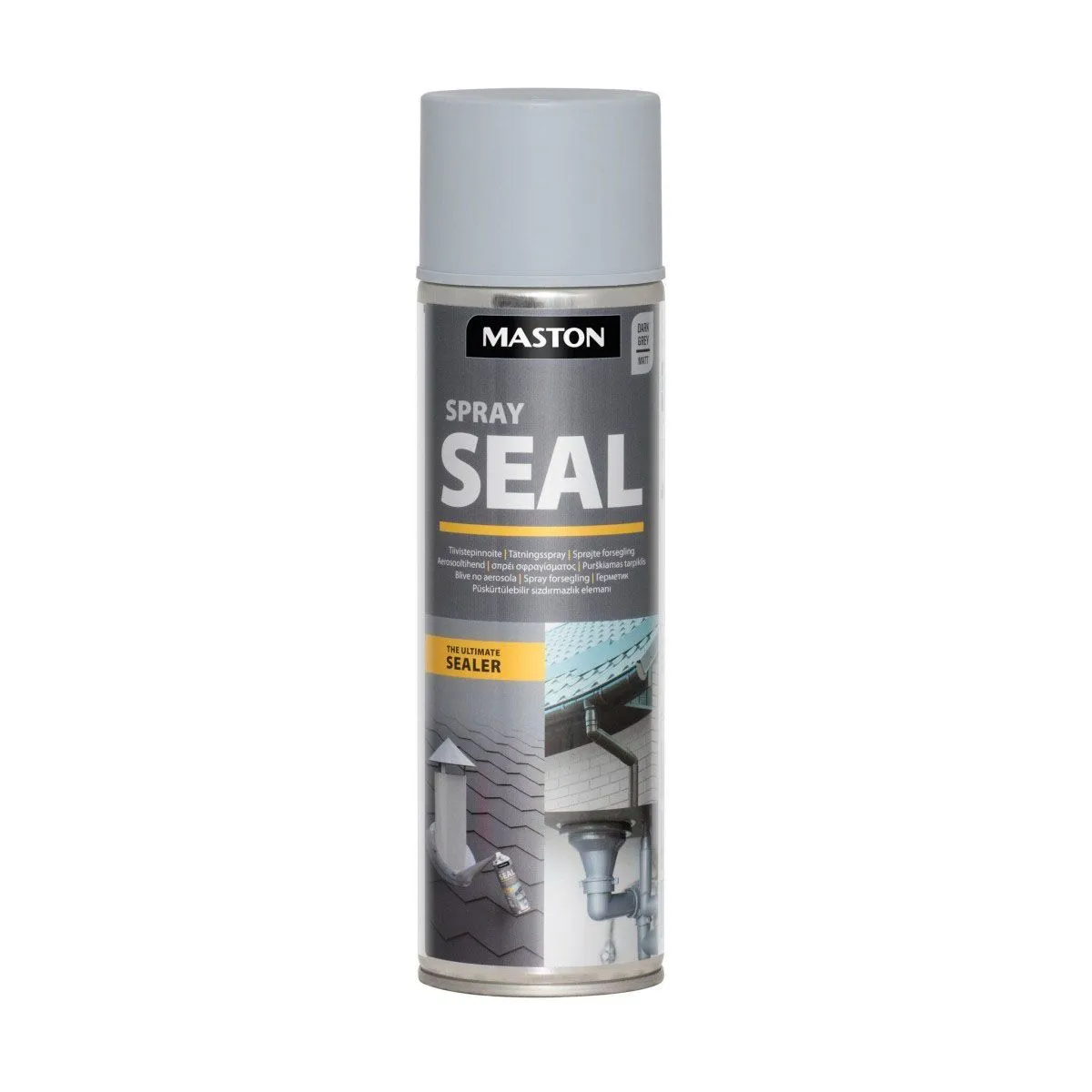 TESNILNI SPREJ MASTON 500 ML TEMNO SIVI