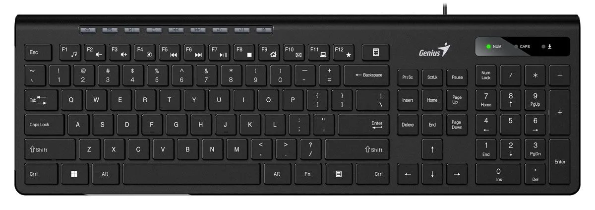 TIPKOVNICA GENIUS SLIMSTAR 230II USB