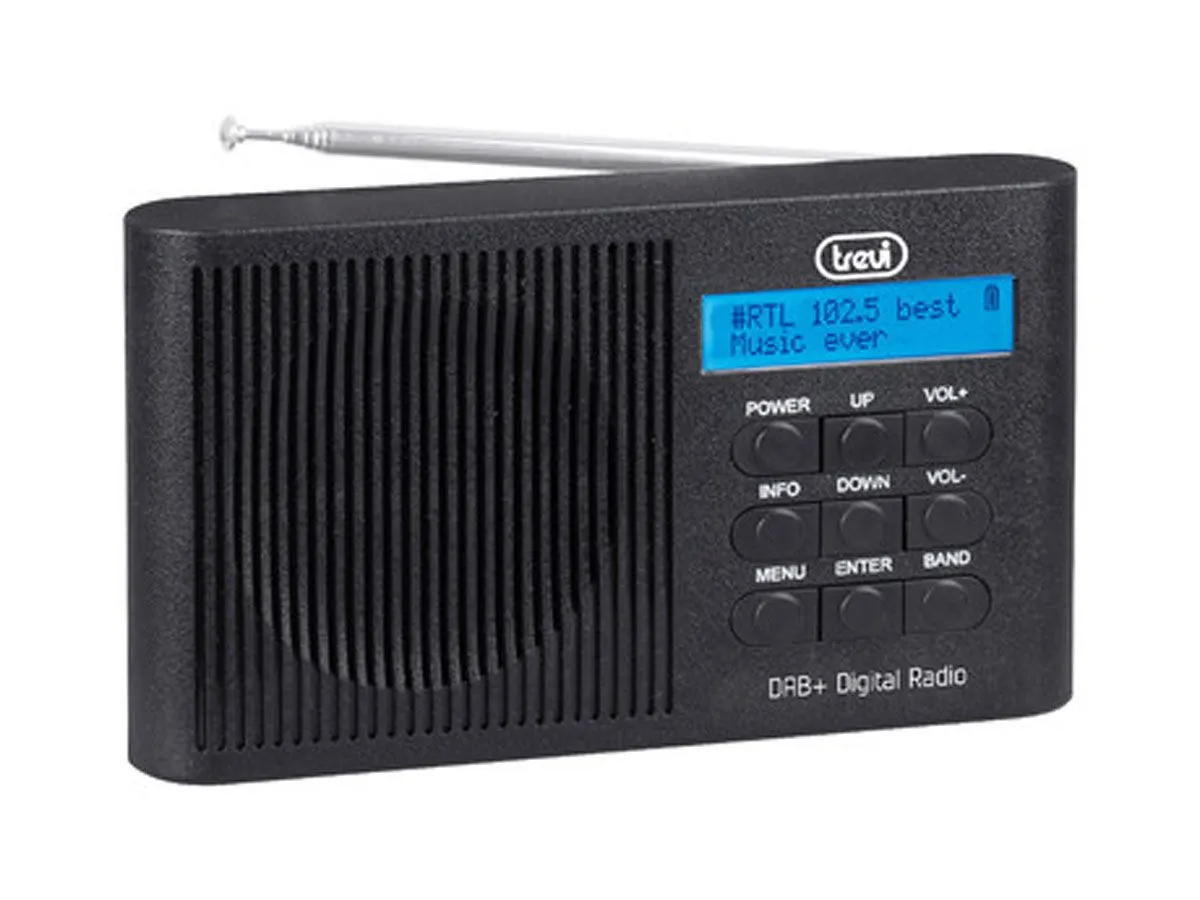 TRANZISTOR TREVI 7F91R DAB/DAB+/FM ČRN