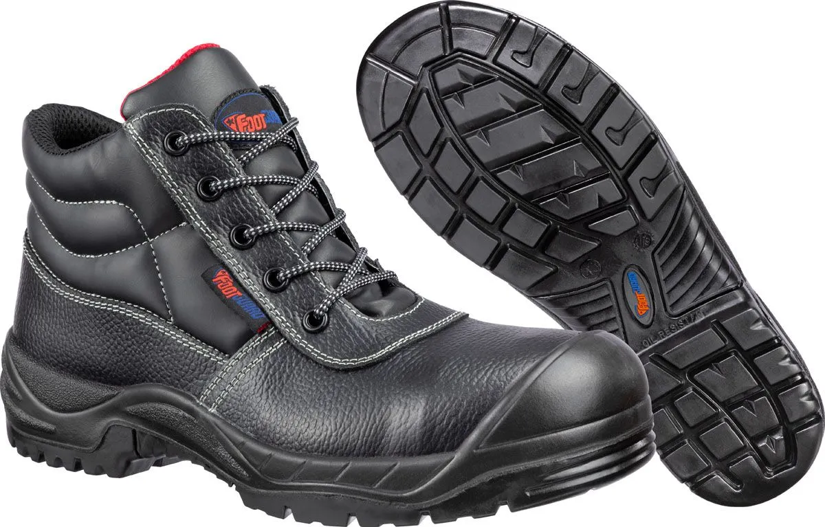 VISOKI DELOVNI ČEVLJI FOOTGUARD COMPACT MID ŠT.39, ČRN S3 SRC