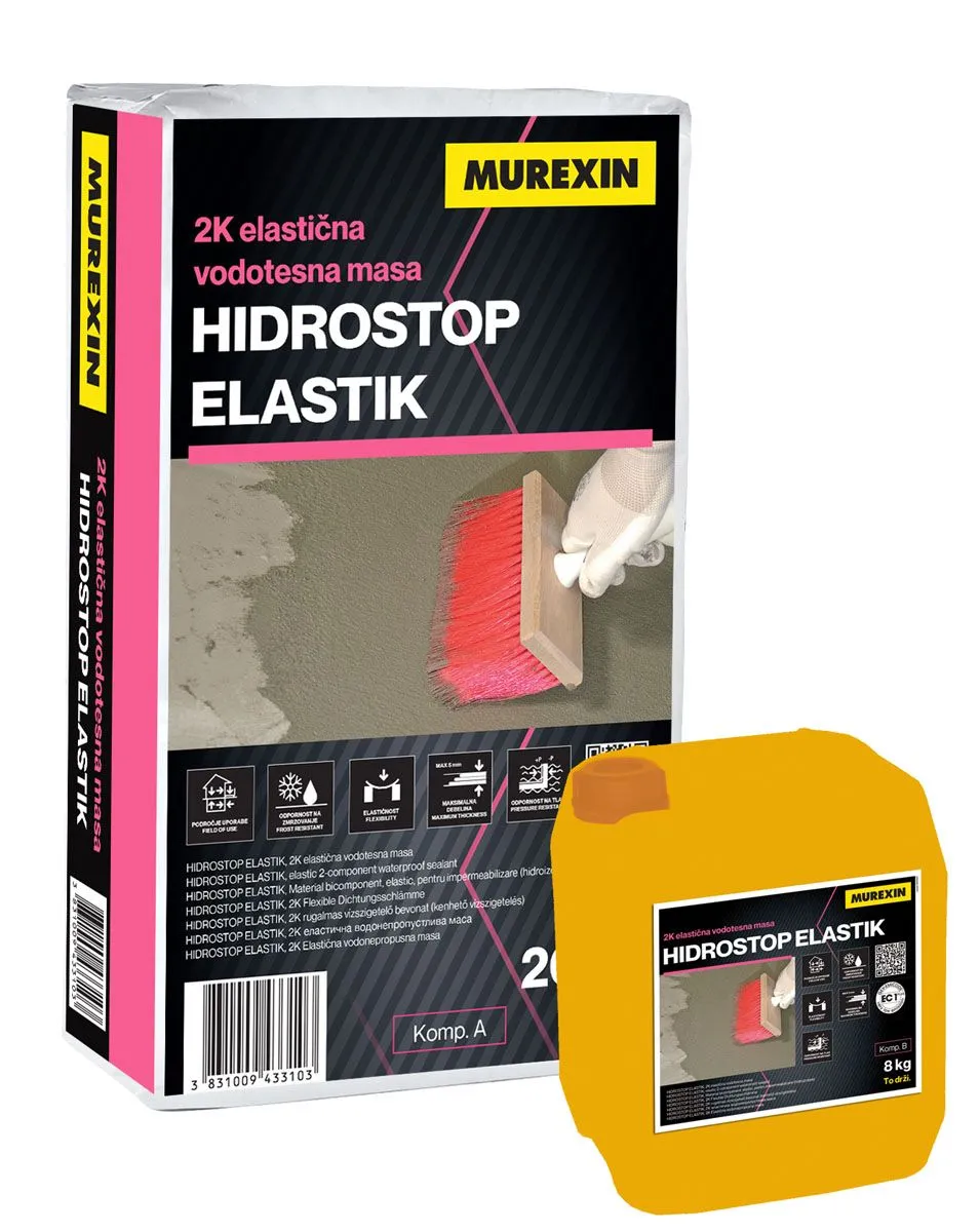 VODOTESNA MASA MUREXIN HIDROSTOP ELASTIK A+B 28 KG