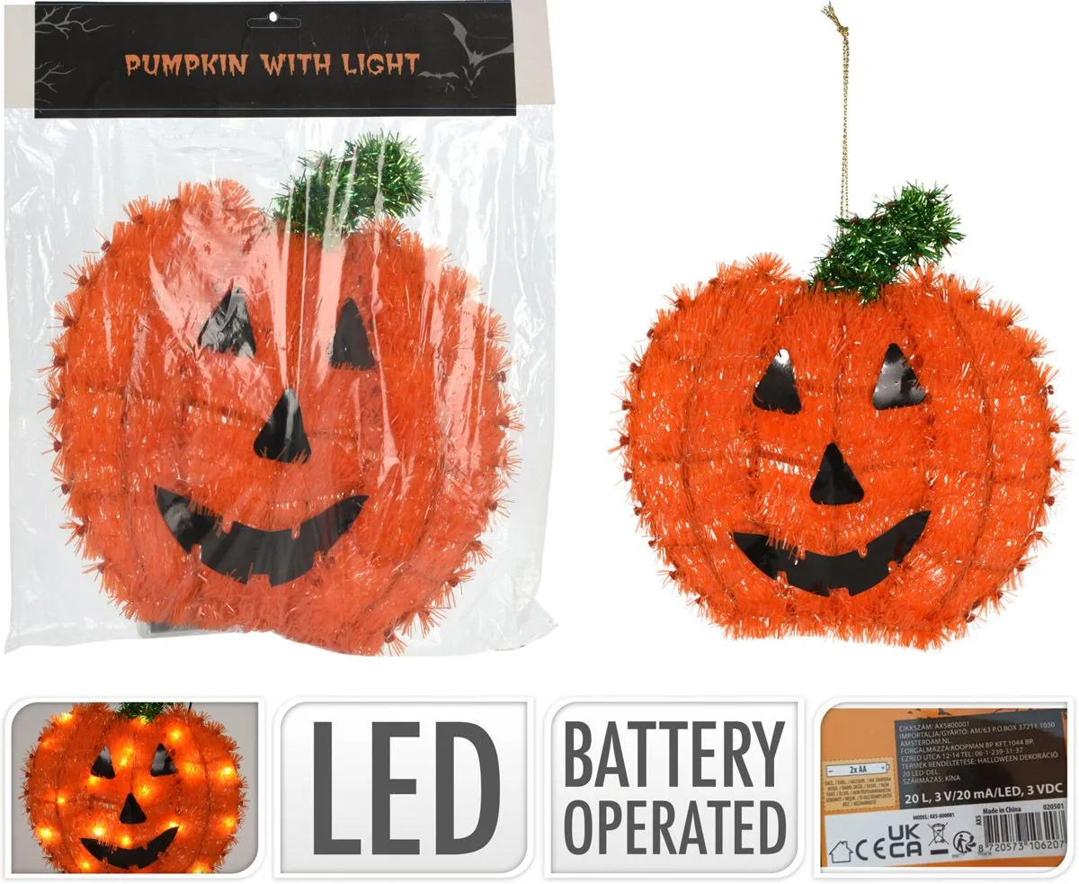 VSE ZA NOČ ČAROVNIC EH BUČA, 20 LED LUČK