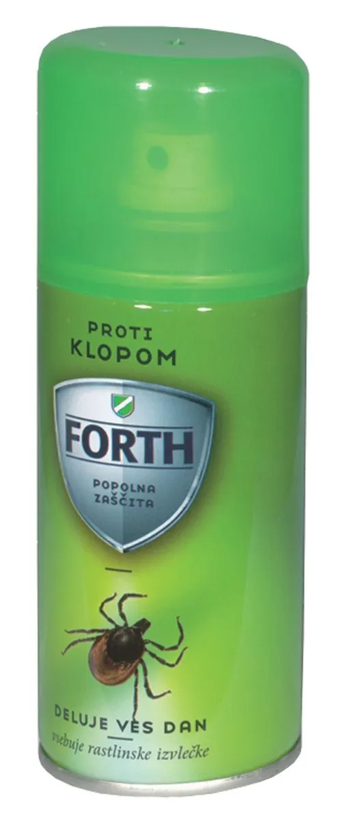 ZAŠČITA PRED INSEKTI FORTH SPRAY PROTI KLOPOM 150 ML
