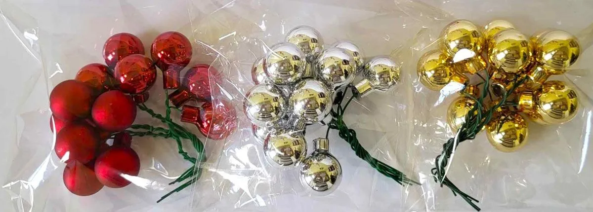 ZIMSKO USTVARJANJE RAYHER BOŽIČNI BALONČKI, 2CM 12 KOS, SORT