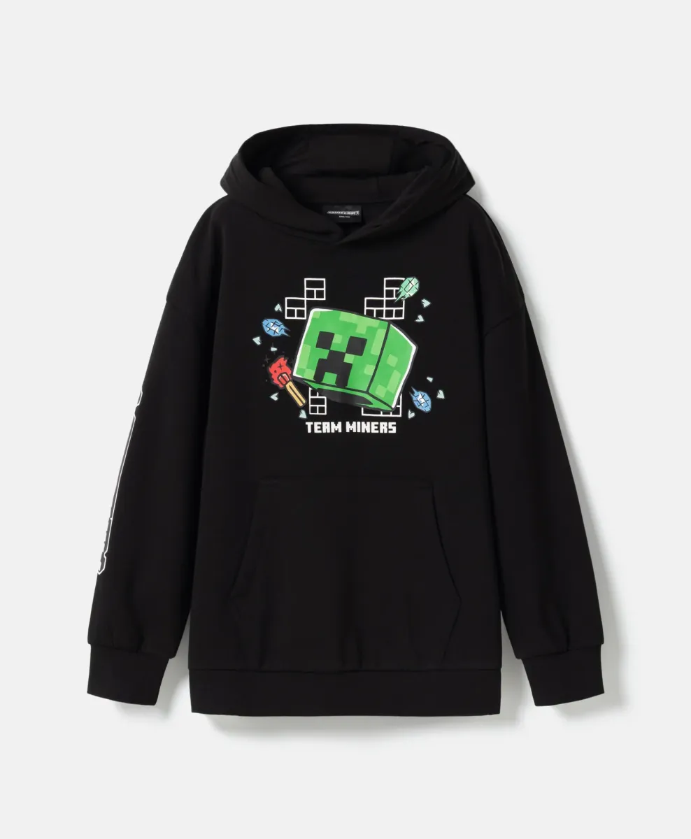 Bluza za dečke s kapuco Minecraft