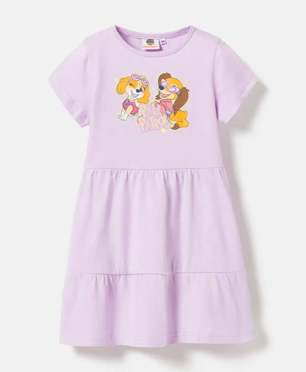 Dekliška obleka Paw Patrol 100 % bombaž