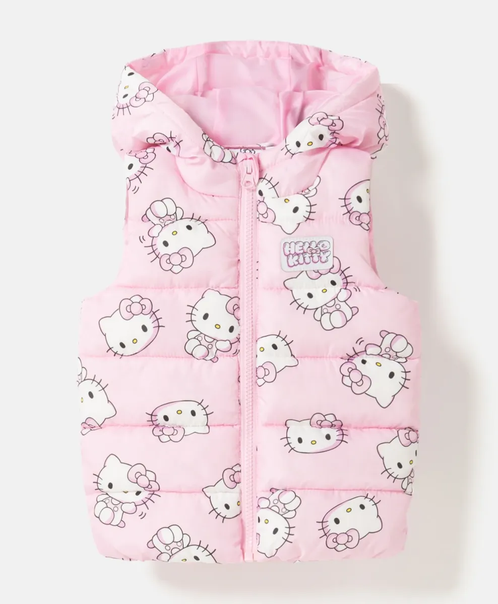 Dekliški prehodni brezrokavnik Hello Kitty