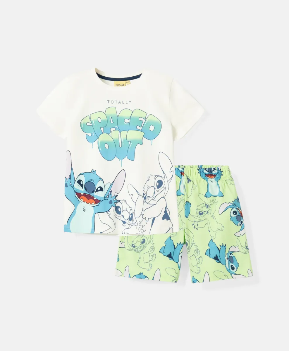 Fantovska pižama Lilo in Stitch 100 % bombaž
