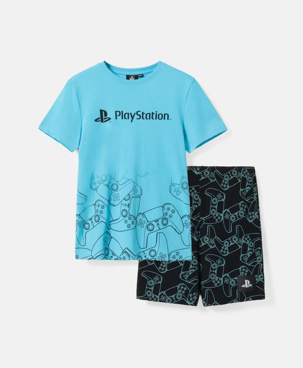 Fantovska pižama PlayStation 100 % bombaž