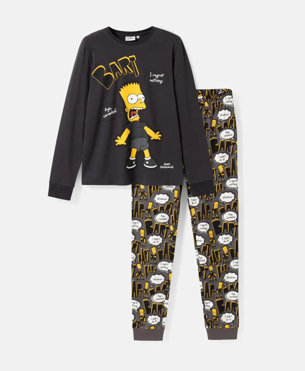 Fantovska pižama The Simpsons 100 % bombaž