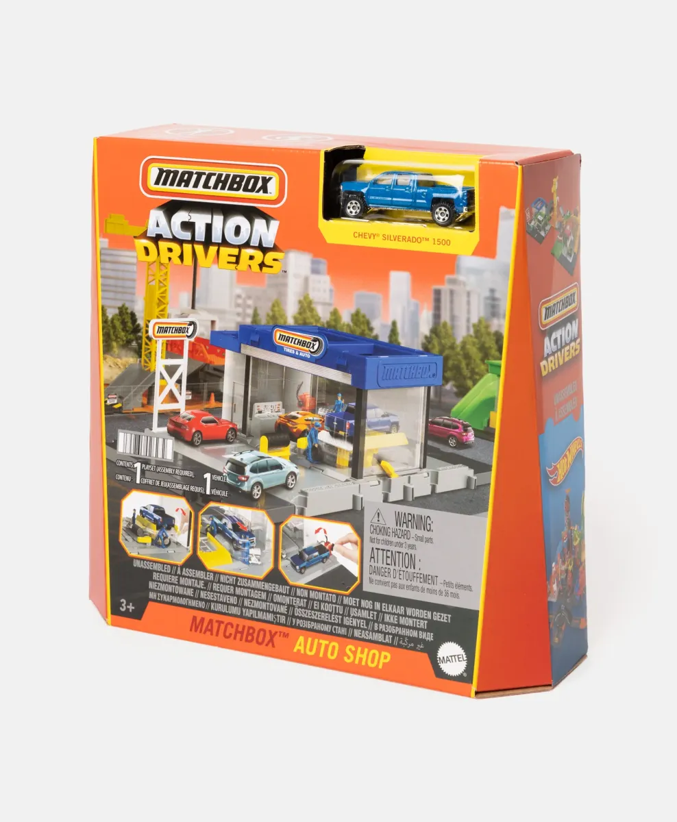 Komplet Matchbox avto in postaja