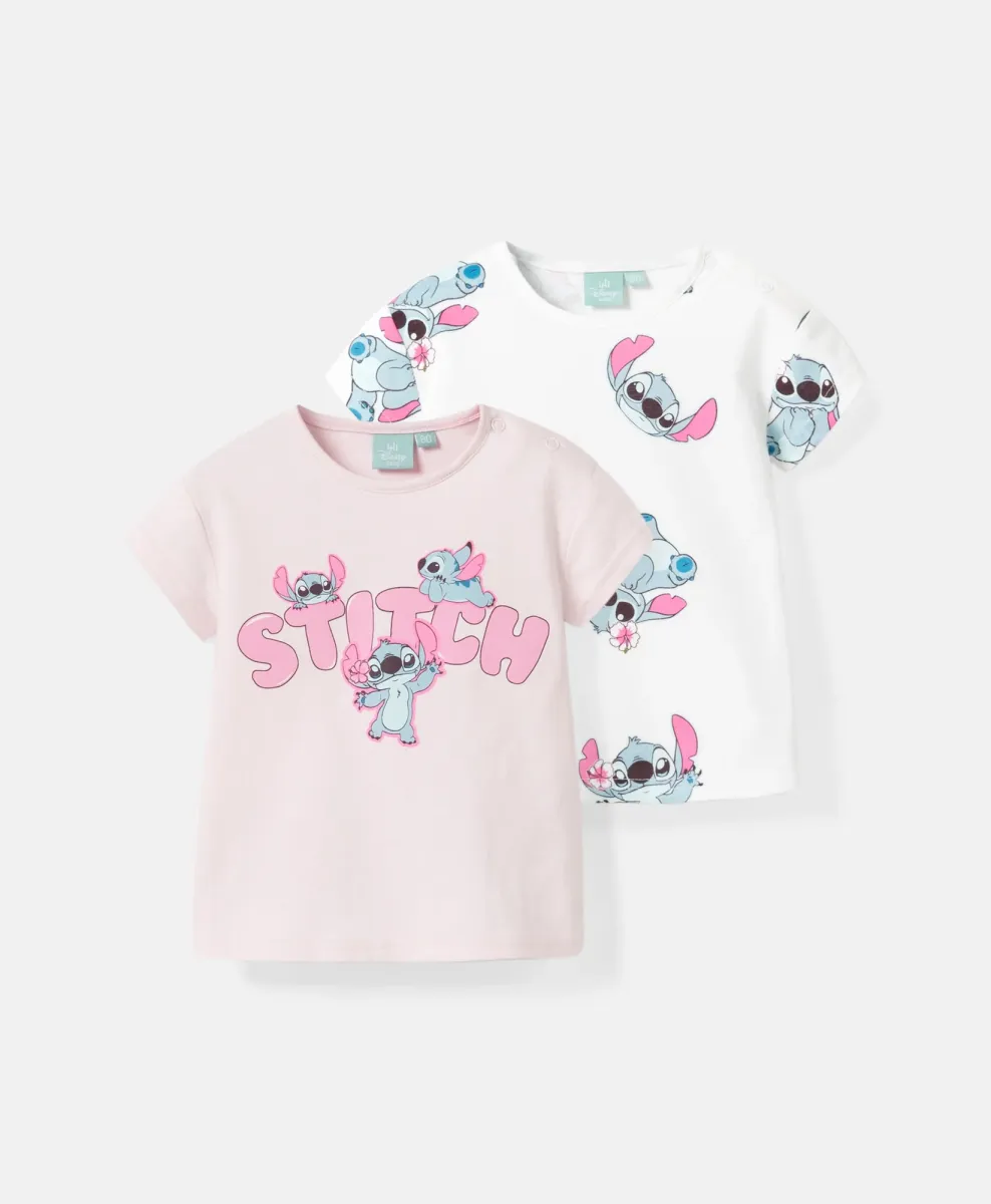 Komplet otroških majic Lilo&Stitch 100 % bombaž
