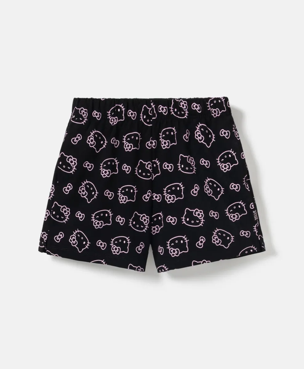 Kratke hlače za deklice Hello Kitty iz 100 % bombaža