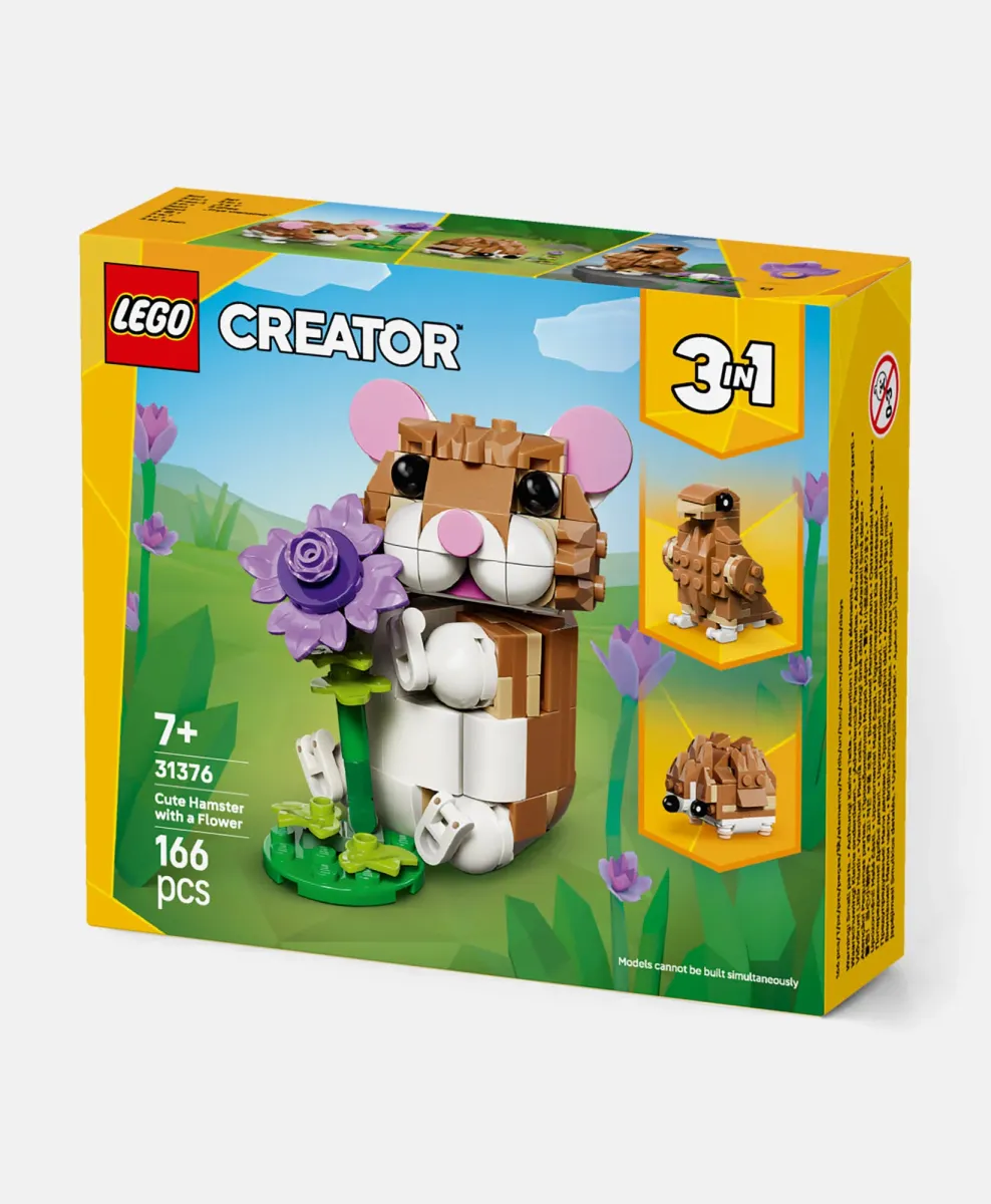 LEGO Creator 3v1 Ljubek hrček z rožico