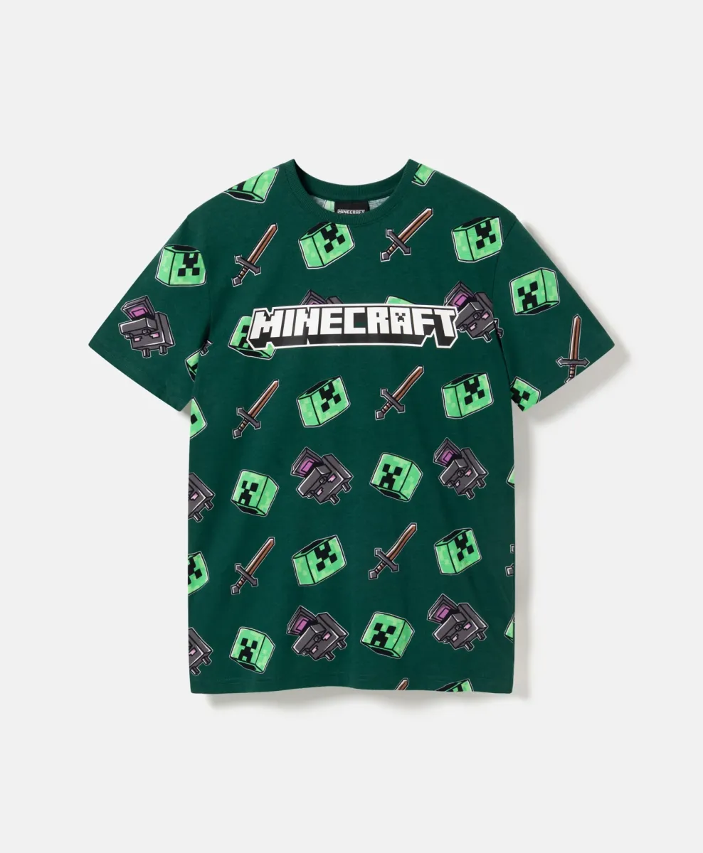 Majica za dečke Minecraft iz 100 % bombaža