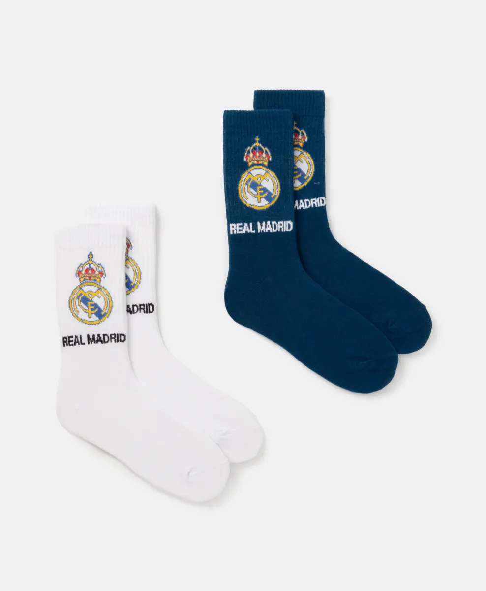 Moške rebraste nogavice Real Madrid