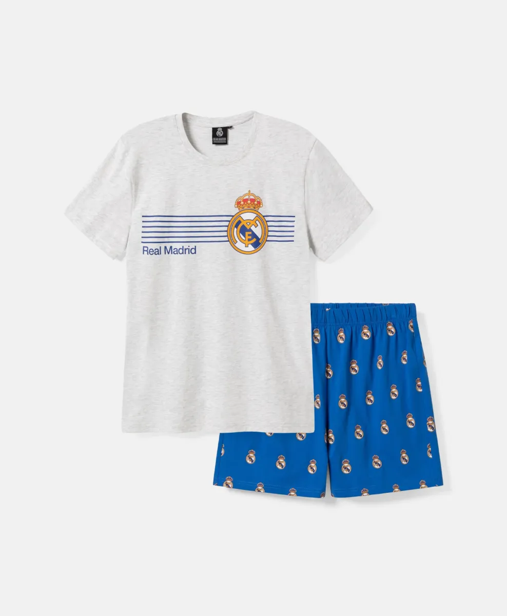 Moški domači komplet Real Madrid 100 % bombaž