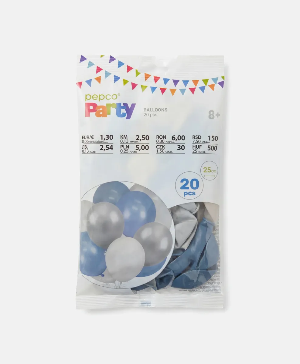 Pastelni baloni 20 kos