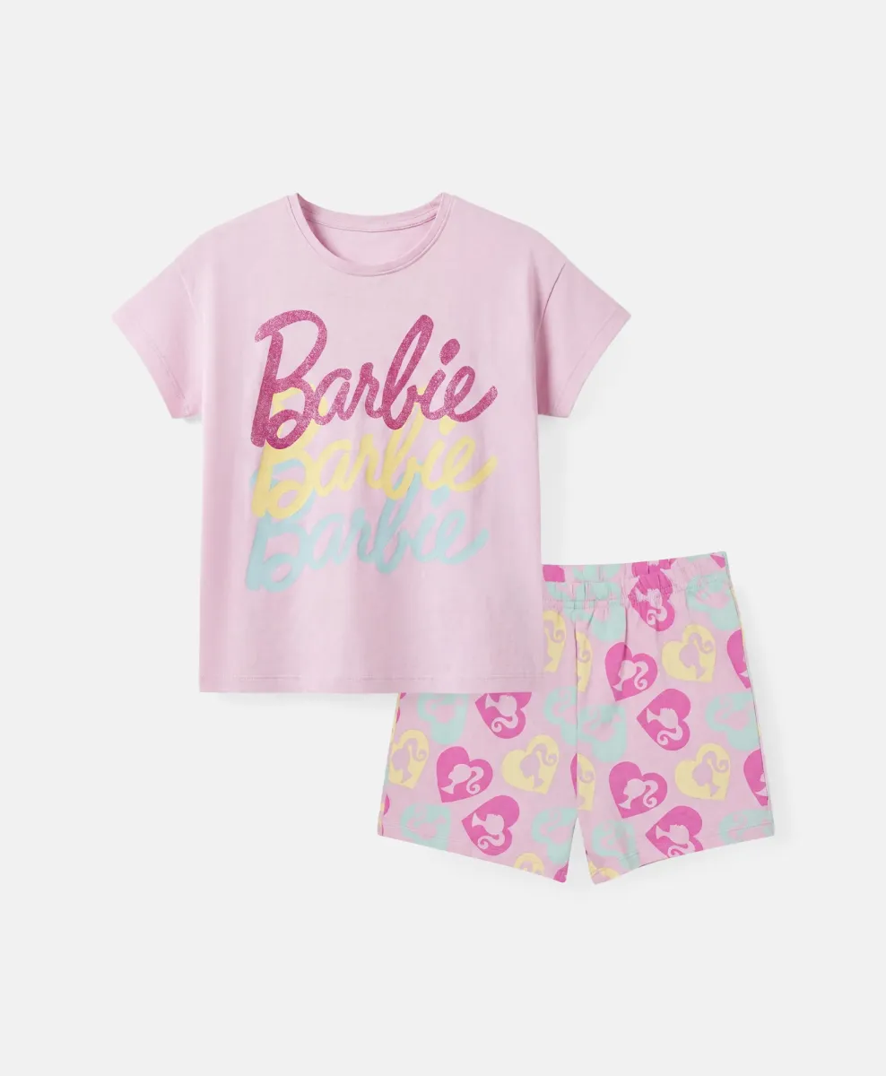 Pižama za deklice Barbie 100% bombaž