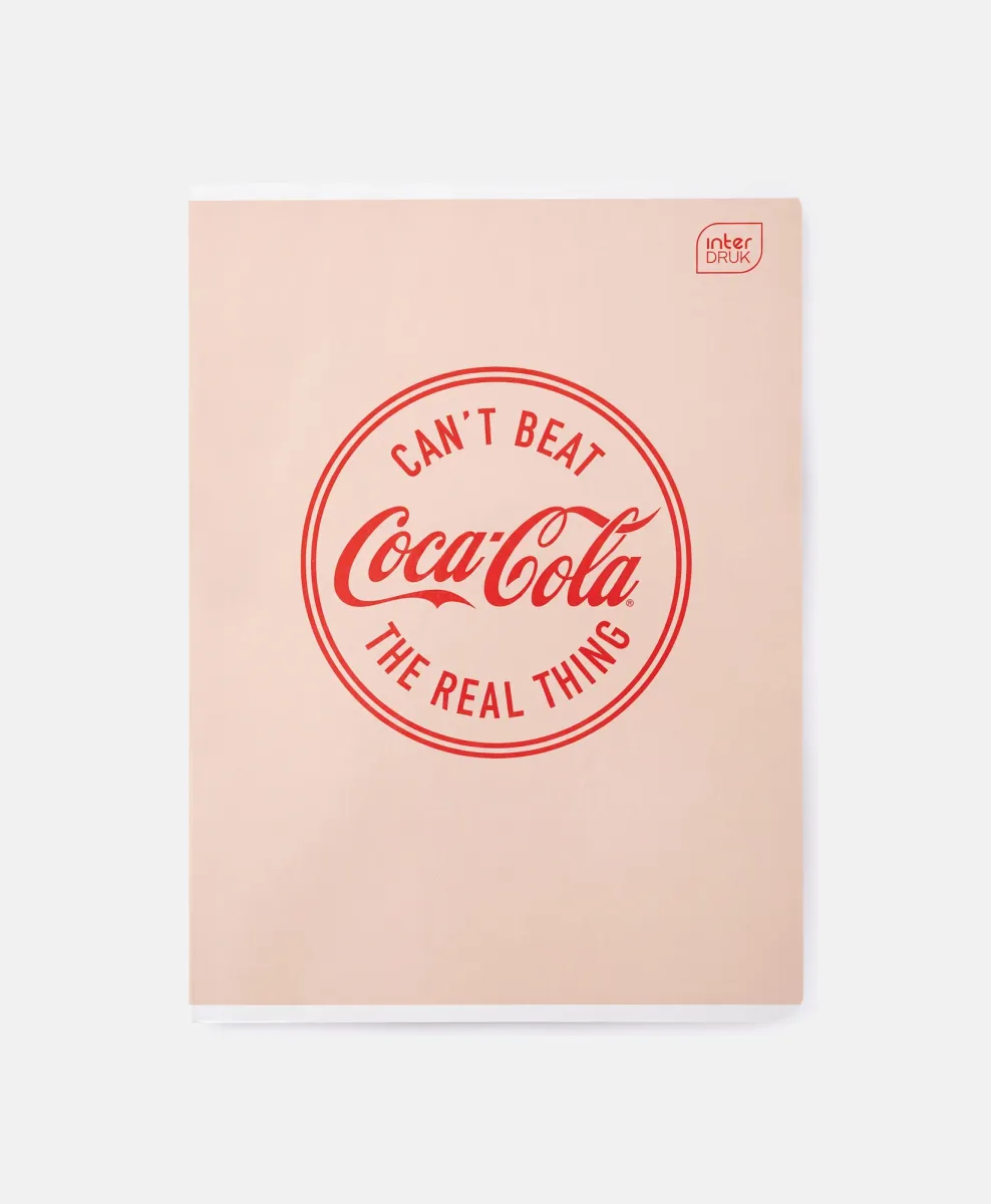 Zvezek A5 s kvadratom Coca-Cola retro 60 listov