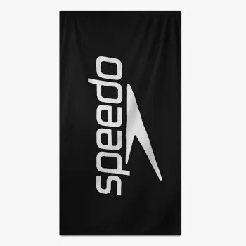 Speedo LOGO TOWEL AU BLACK/WHITE